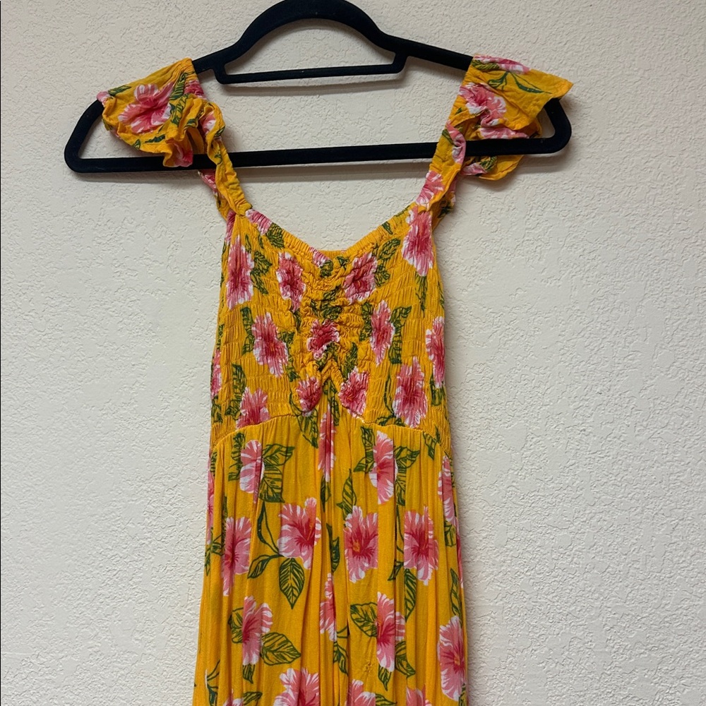 Tiare Hawaii womans Floral Off-Shoulder Maxi Dress size M/L - Picture 3 of 4